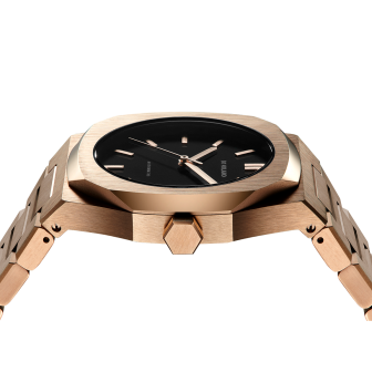 D1 MILANO - Automatic Bracelet 41.5 mm - Black / Rose Gold