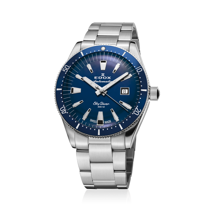 Edox SKYDIVER DATE 42 mm AUTOMATIC LIMITED EDITION - Blu Edox SKYDIVER DATE 42 mm AUTOMATIC LIMITED EDITION - Blu