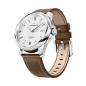 VENEZIANICO - REDENTORE 40 mm argento/pelle marrone VENEZIANICO - REDENTORE 40 mm argento/pelle marrone