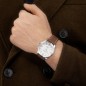 VENEZIANICO - REDENTORE 40 mm argento/pelle marrone VENEZIANICO - REDENTORE 40 mm argento/pelle marrone