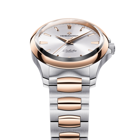 VENEZIANICO - REDENTORE 36 mm - ARGENTO / ORO ROSA