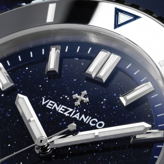 VENEZIANICO - NEREIDE AVVENTURINA 42 mm blu