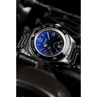 echo/neutra CRISTALLO Diver Professionale 42 mm | Blu